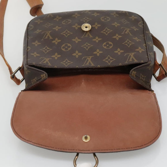 LOUIS VUITTON Monogram Monogram Saint Cloud GM Shoulder Bag M51242 Auth 133685