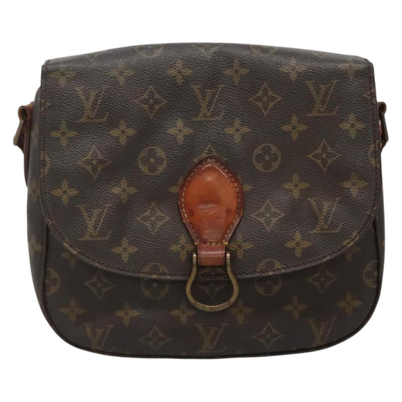 LOUIS VUITTON Monogram Monogram Saint Cloud GM Shoulder Bag M51242 Auth 133685
