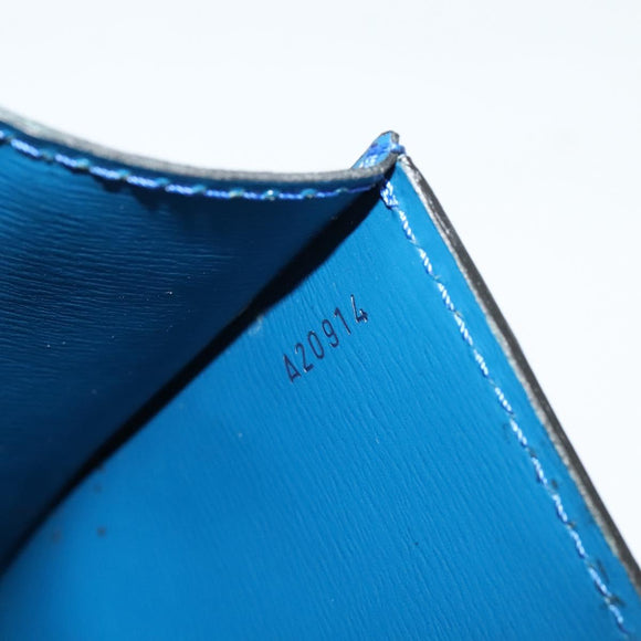 LOUIS VUITTON Epi Pochette Arche Shoulder Bag Blue M52575 LV Auth 133691