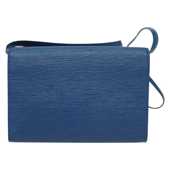 LOUIS VUITTON Epi Pochette Arche Shoulder Bag Blue M52575 LV Auth 133691