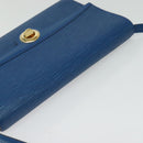 LOUIS VUITTON Epi Pochette Arche Shoulder Bag Blue M52575 LV Auth 133691-6