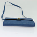 LOUIS VUITTON Epi Pochette Arche Shoulder Bag Blue M52575 LV Auth 133691-5
