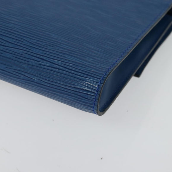 LOUIS VUITTON Epi Pochette Arche Shoulder Bag Blue M52575 LV Auth 133691