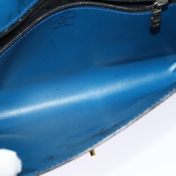 LOUIS VUITTON Epi Pochette Arche Shoulder Bag Blue M52575 LV Auth 133691