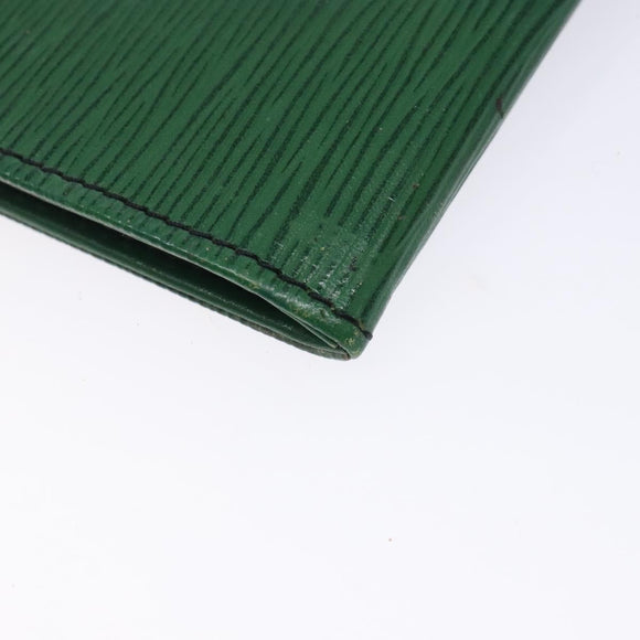 LOUIS VUITTON Epi Jena Clutch Bag Green M52724 LV Auth 133692