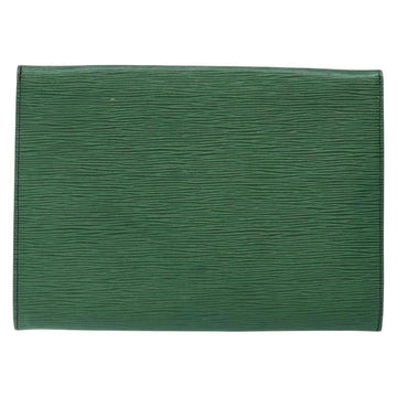 LOUIS VUITTON Epi Jena Clutch Bag Green M52724 LV Auth 133692 - 0