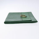 LOUIS VUITTON Epi Jena Clutch Bag Green M52724 LV Auth 133692-4
