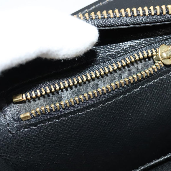 LOUIS VUITTON Epi Angian Schultertasche 2way Schwarz M52112 LV Auth 133693A
