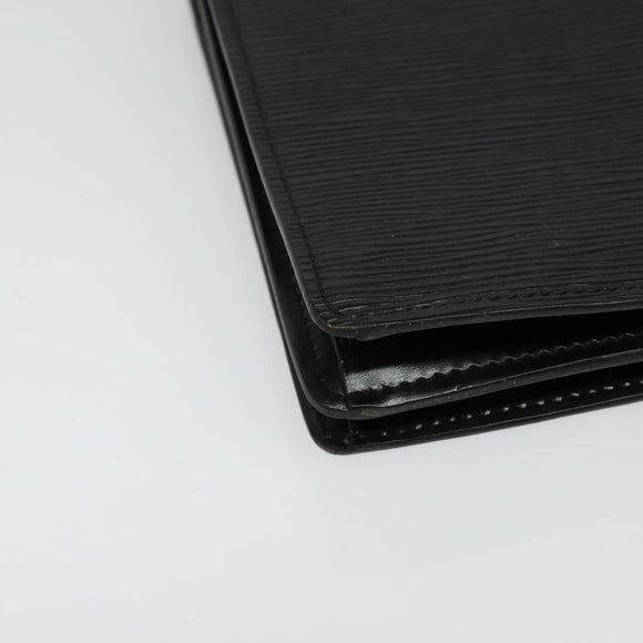 LOUIS VUITTON Epi Angian Shoulder Bag 2way Black M52112 LV Auth 133693