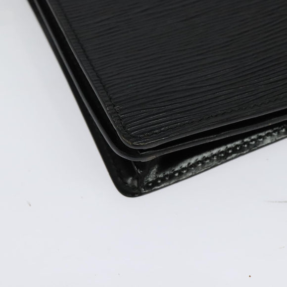 LOUIS VUITTON Epi Angian Shoulder Bag 2way Black M52112 LV Auth 133693