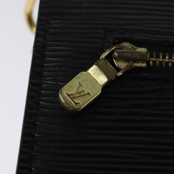 LOUIS VUITTON Epi Angian Schultertasche 2way Schwarz M52112 LV Auth 133693A