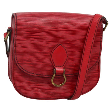 LOUIS VUITTON Epi Saint Cloud PM Shoulder Bag Red M52217 LV Auth 133694