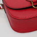 LOUIS VUITTON Epi Saint Cloud PM Shoulder Bag Red M52217 LV Auth 133694-16