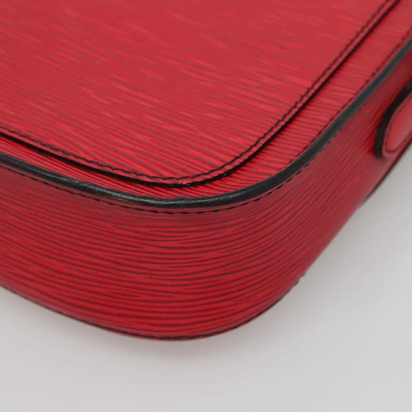 LOUIS VUITTON Epi Saint Cloud PM Shoulder Bag Red M52217 LV Auth 133694