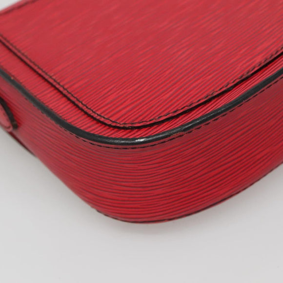 LOUIS VUITTON Epi Saint Cloud PM Shoulder Bag Red M52217 LV Auth 133694