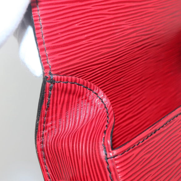 LOUIS VUITTON Epi Saint Cloud PM Shoulder Bag Red M52217 LV Auth 133694