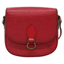 LOUIS VUITTON Epi Saint Cloud PM Shoulder Bag Red M52217 LV Auth 133694-13