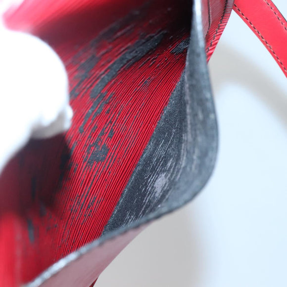 LOUIS VUITTON Epi Saint Cloud PM Shoulder Bag Red M52217 LV Auth 133694