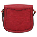 LOUIS VUITTON Epi Saint Cloud PM Shoulder Bag Red M52217 LV Auth 133694-2