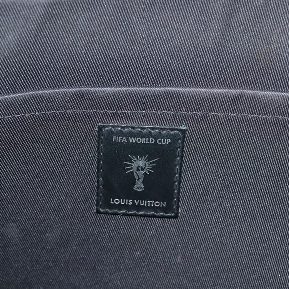 LOUIS VUITTON Epi Pochette Jules GM Clutch Bag Black White M63295 LV Auth 133695