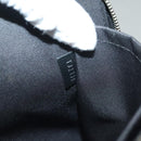 LOUIS VUITTON Epi Pochette Jules GM Clutch Bag Black White M63295 LV Auth 133695-12