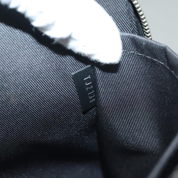 LOUIS VUITTON Epi Pochette Jules GM Clutch Bag Black White M63295 LV Auth 133695