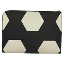 LOUIS VUITTON Epi Pochette Jules GM Clutch Bag Black White M63295 LV Auth 133695-2