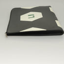 LOUIS VUITTON Epi Pochette Jules GM Clutch Bag Black White M63295 LV Auth 133695-4