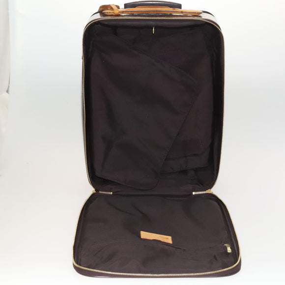 LOUIS VUITTON Monogram Vernis Pegas 45 Suitcase Amarante M91277 LV Auth 133698