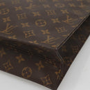 LOUIS VUITTON Monogram Sac Plat Hand Bag M51140 LV Auth 133703-16