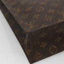 LOUIS VUITTON Monogram Sac Plat Hand Bag M51140 LV Auth 133703-17