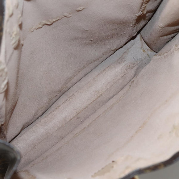 LOUIS VUITTON Monogram Sac Plat Hand Bag M51140 LV Auth 133703