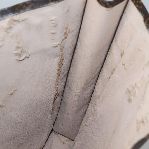 LOUIS VUITTON Monogram Sac Plat Hand Bag M51140 LV Auth 133703