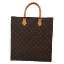 LOUIS VUITTON Monogram Sac Plat Hand Bag M51140 LV Auth 133703-13