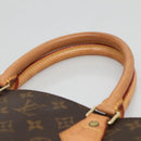 LOUIS VUITTON Monogram Sac Plat Hand Bag M51140 LV Auth 133703-14