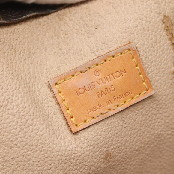 LOUIS VUITTON Monogram Sac Plat Hand Bag M51140 LV Auth 133704