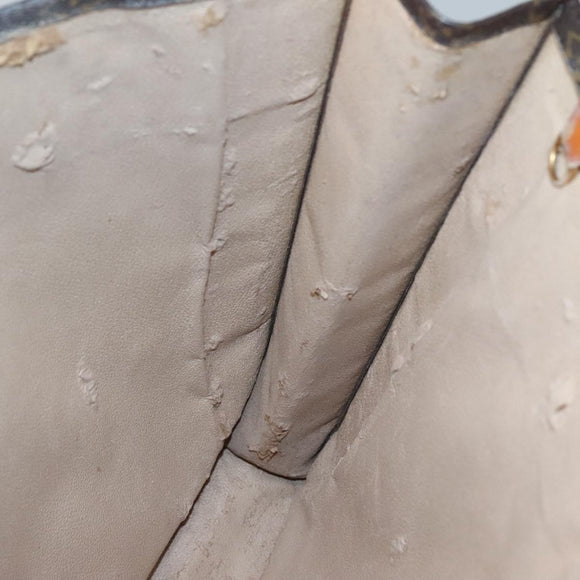 LOUIS VUITTON Monogram Sac Plat Hand Bag M51140 LV Auth 133704