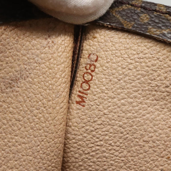 LOUIS VUITTON Monogram Sac Plat Hand Bag M51140 LV Auth 133704