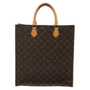 LOUIS VUITTON Monogram Sac Plat Hand Bag M51140 LV Auth 133704-13