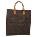 LOUIS VUITTON Monogram Sac Plat Hand Bag M51140 LV Auth 133705-1