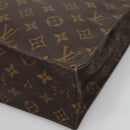 LOUIS VUITTON Monogram Sac Plat Hand Bag M51140 LV Auth 133705-8