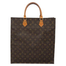 LOUIS VUITTON Monogram Sac Plat Hand Bag M51140 LV Auth 133705-13