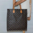 LOUIS VUITTON Monogram Sac Plat Hand Bag M51140 LV Auth 133705-21