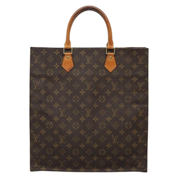LOUIS VUITTON Monogram Sac Plat Hand Bag M51140 LV Auth 133705 - 0