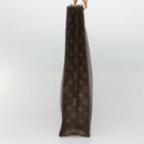 LOUIS VUITTON Monogram Sac Plat Hand Bag M51140 LV Auth 133705-3