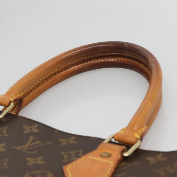 LOUIS VUITTON Monogram Sac Plat Hand Bag M51140 LV Auth 133705