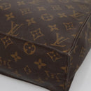 LOUIS VUITTON Monogram Sac Plat Hand Bag M51140 LV Auth 133706-9