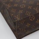 LOUIS VUITTON Monogram Sac Plat Hand Bag M51140 LV Auth 133706-14