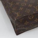 LOUIS VUITTON Monogram Sac Plat Hand Bag M51140 LV Auth 133706-16