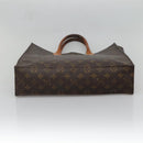 LOUIS VUITTON Monogram Sac Plat Hand Bag M51140 LV Auth 133706-5